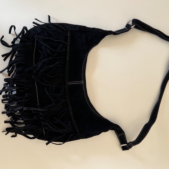 Suede with Fringe Purse - Picture 4 of 5